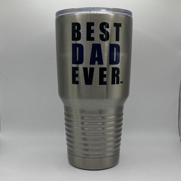 Best Dad Ever – 30 oz Polar Camel Tumbler with Lid - New in Box - Picture 1 of 3